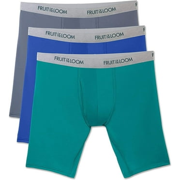 Fruit of the Loom Men's 3-Pack Everlight Boxer Briefs Underwear