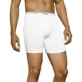 thumbnail image 1 of Fruit of the Loom Men`s 3-Pack White Boxer Briefs, M, White, 1 of 2