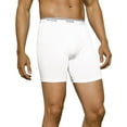 thumbnail image 1 of Fruit of the Loom Men's 3Pack White Boxer Briefs 100% Cotton Underwear S, 1 of 2