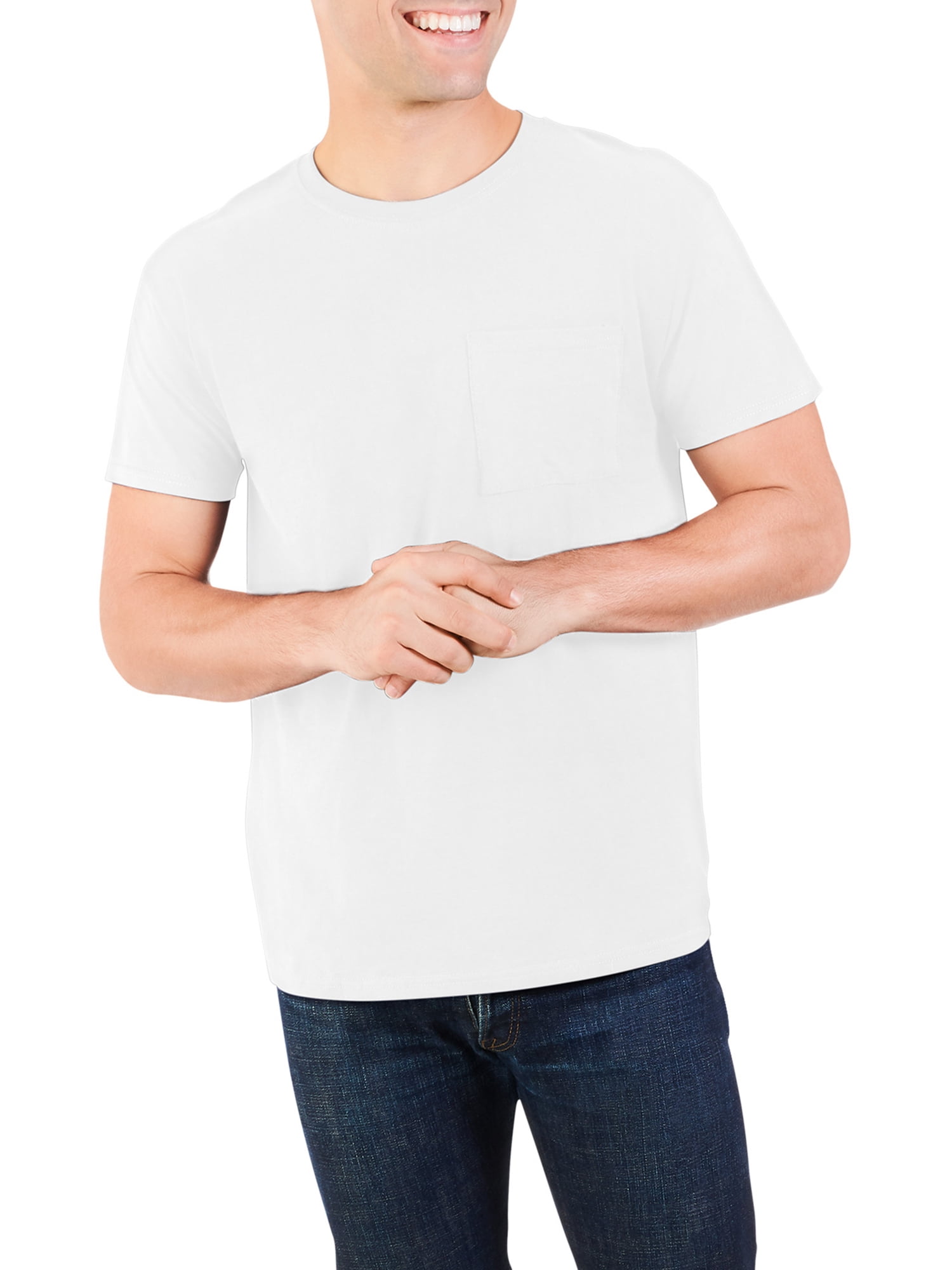 fruit of the loom men's 360 breathe pocket t shirt