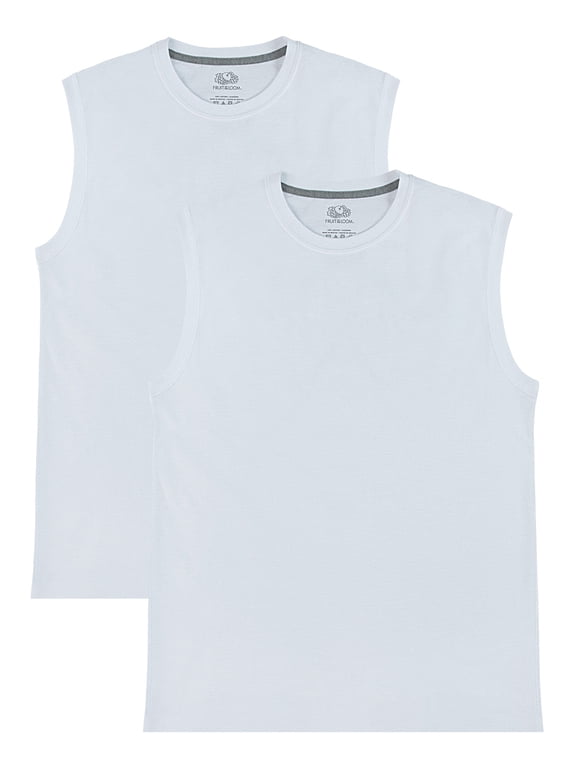 Men’s 360 Breathe Sleeveless Muscle Shirt, 2-Pack, Sizes S-4XL
