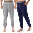 thumbnail image 1 of Fruit of the Loom Men's 360 Stretch 2-Pack Jogger Pajama Sleep Pant, 1 of 6