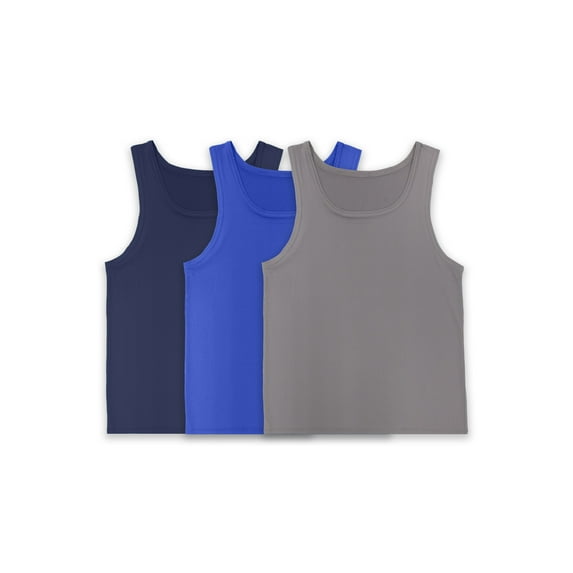 Fruit of the Loom Men's 360 Stretch Cooling Tank Undershirts, 3-Pack