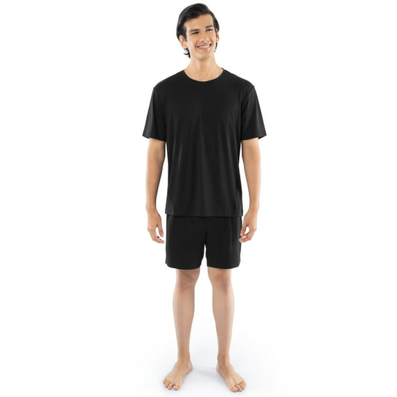 Fruit of the Loom Men's Soft Stretch T-Shirt & Short Pajama Set, Sizes S-2XL