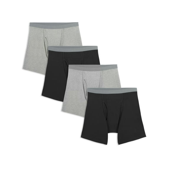 Fruit of the Loom Men's 4-Pack Premium Boxer Brief,Tag Free, 4-8 Pack