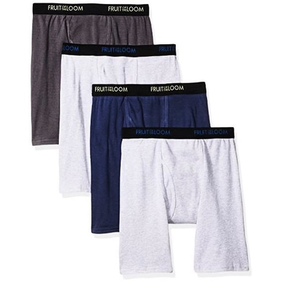 Fruit of the Loom Men's 4-Pack Premium Dri-Stretch Boxer Brief, 4-8 Pack
