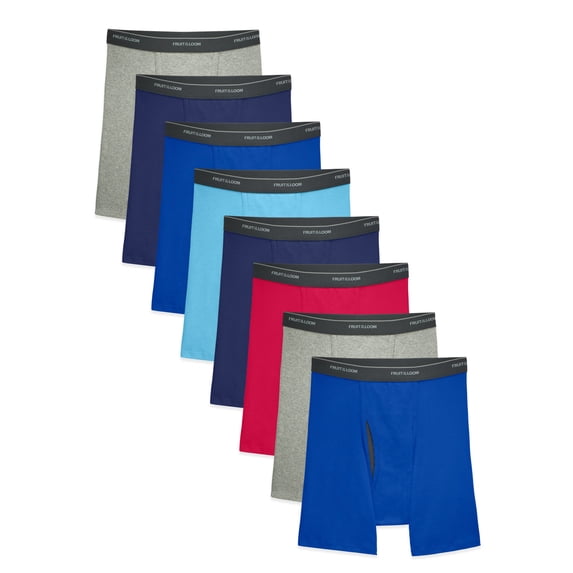 Fruit of the Loom Men's 5+3 Bonus Pack CoolZone Assorted Boxer Briefs