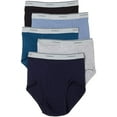thumbnail image 1 of Fruit of the Loom Men's 5-Pack Assorted Briefs,X-Large, 1 of 4