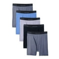 thumbnail image 1 of Fruit of the Loom Men's 5-Pack Boxer Briefs Breathable Performance Cooling Cotton-Blend L, 1 of 1