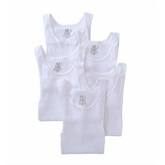 Fruit of the Loom Men's 5pk White A-Shirt - L