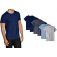 thumbnail image 1 of Fruit of the Loom Men's 6-Pack T-Shirts Crew Neck Tag Free Short Sleeves - Assorted Colors - 2XL, 1 of 5