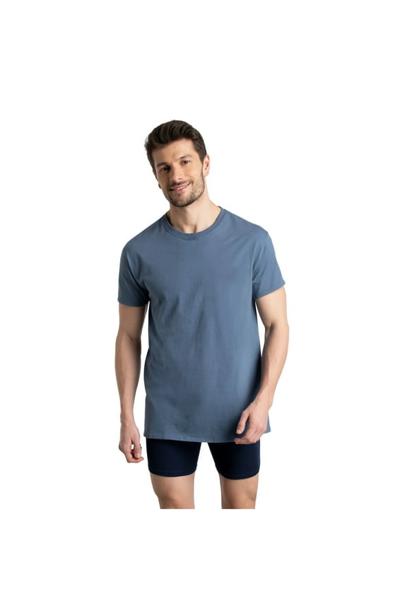 Men's 6-Pack T-Shirts Crewneck Mystery Colors Small