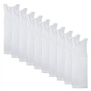 Fruit of the Loom Men's 9-Pack A-Shirt, White Ice, Large