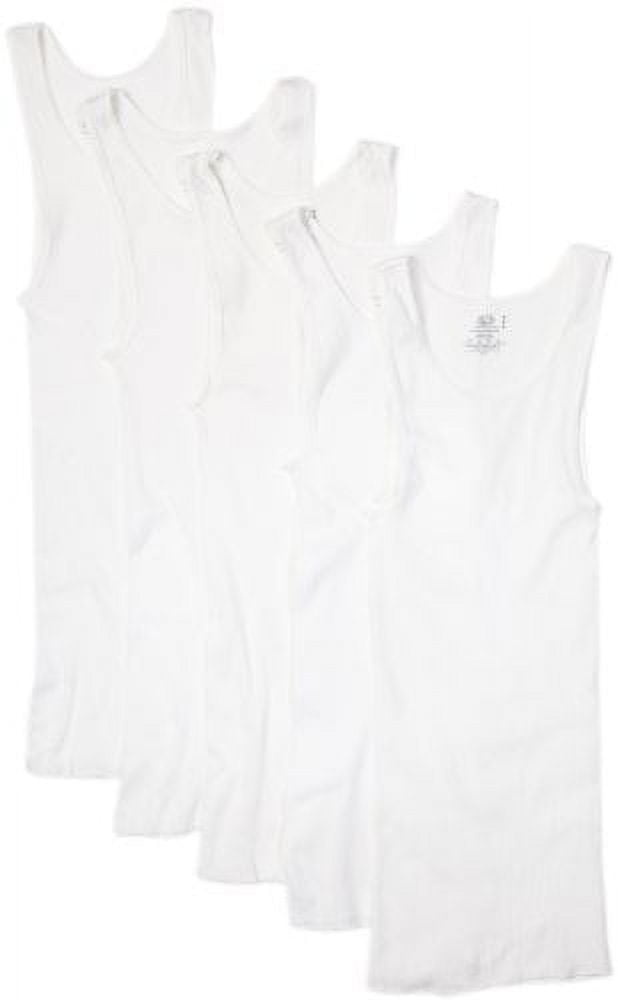 Fruit of the Loom Men's A ShirtsPack of 5 White, XXXX-Large - Walmart.com