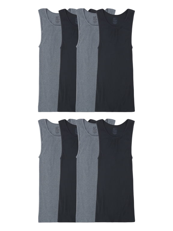 Men's Tank Top Undershirts, Soft Ribbed A-Shirts, Multipacks, Sizes S-3XL