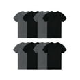 thumbnail image 1 of Fruit of the Loom Men's Active Cotton Blend V-Neck Undershirts, 8-Pack, 1 of 7