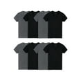 thumbnail image 1 of Fruit of the Loom Men's Active Cotton Blend V-Neck Undershirts, 8-Pack, 1 of 7