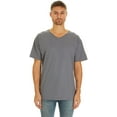 thumbnail image 1 of Fruit of the Loom Men's Assorted Colors V-Neck Short Sleeve Tee, Light Gray, 4 Pack, Medium, 1 of 6