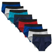 Fruit of the Loom Men's Assorted Cotton Fashion Briefs 8-Pack (Large (36-38"))