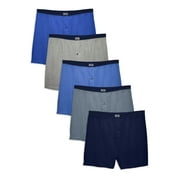 Fruit of the Loom Men's Dual Defense Knit Boxers, 5 Pack