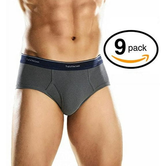 Fruit of the Loom Men's Basic White Brief Multipack (Assorted, X-Large)
