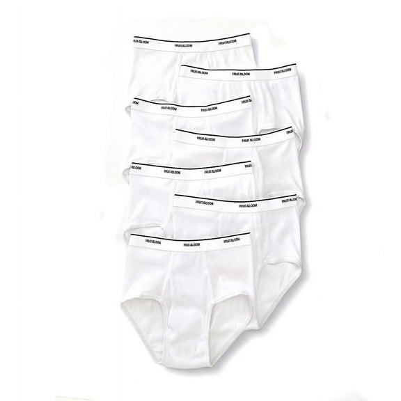 Fruit of the Loom Men's 7-Pack Basic Brief, White, Medium