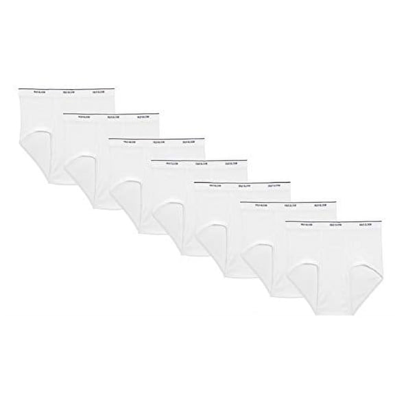 Fruit of the Loom Men's Basic White Brief Multipack