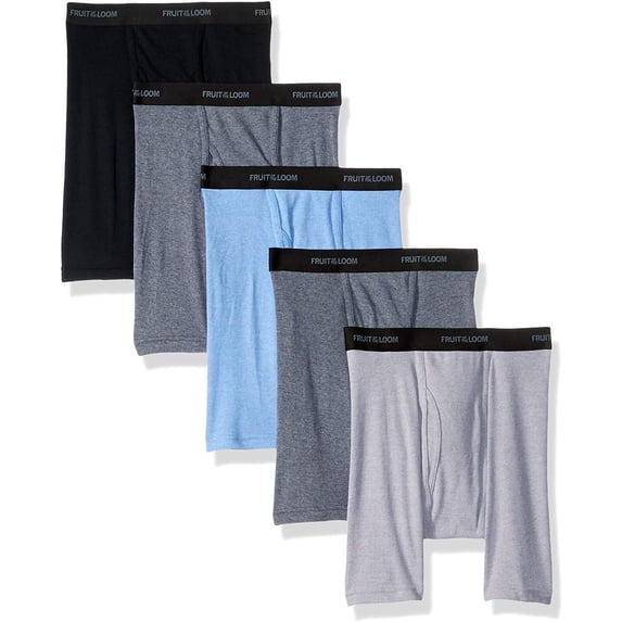 Fruit of the Loom Men's Beyondsoft Assorted Boxer Briefs, 5 Pack