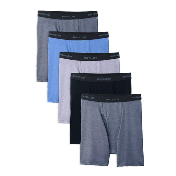 Fruit of the Loom Men's Beyondsoft Assorted Boxer Briefs, 5 Pack