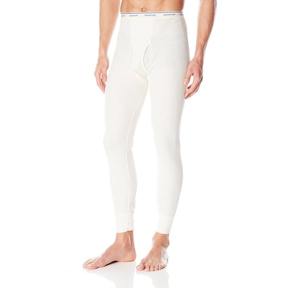 Fruit of the Loom Men's Big Classic Waffle Thermal Bottom Underwear XX-Large, Natural