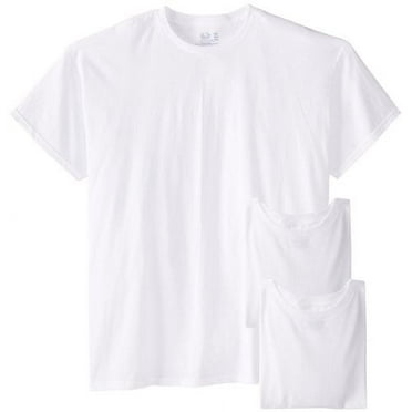 Fruit of the Loom Men's Big Size Crew T-Shirts (Pack of Three) (White, 3XB (54-56))