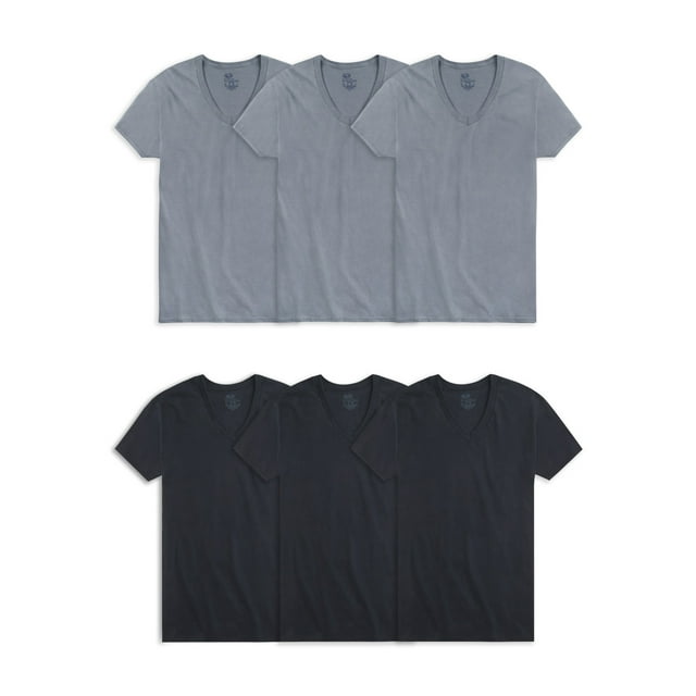 Fruit of the Loom Men's VNeck Undershirts, 6Pack