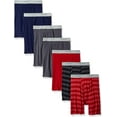 thumbnail image 1 of Fruit of the Loom Men's Boxer Brief (Pack of 7), Assorted - Blues, Grays, Reds, X-Large, 1 of 4