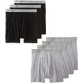 thumbnail image 1 of Fruit of the Loom Men's Boxer Briefs Black and Grey, 7 Pack, 1 of 6