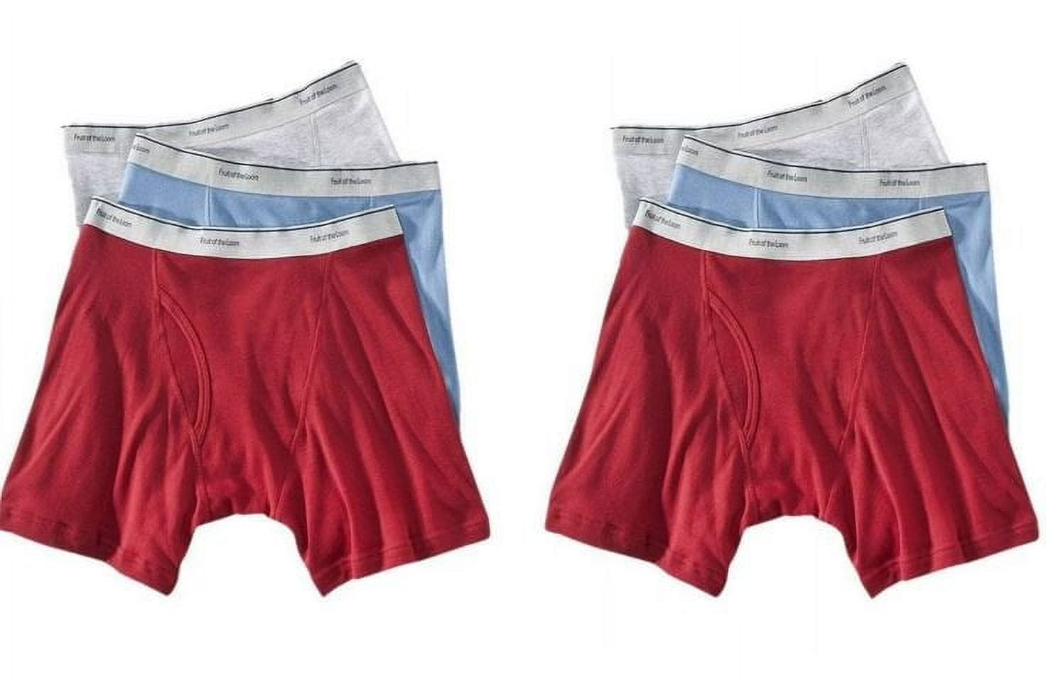 Fruit of the Loom Big Men's Comfort Stretch Boxer Briefs, 6