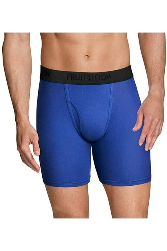 Men's Boxer Briefs Signature Collection 6-Pack Super Soft Ring Spun Cotton