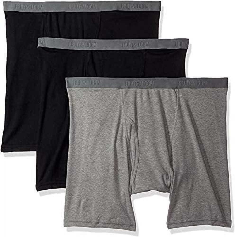 Fruit Of The Loom Men's 3 Pack Dual Defense No Pinch Waistband Boxer B – Designer Brands For Less