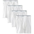 thumbnail image 1 of Fruit of the Loom Men's Boxer Briefs , White, Large(Pack of 4), 1 of 3