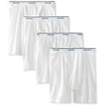 thumbnail image 1 of Fruit of the Loom Men's Boxer Briefs , White, Large(Pack of 4), 1 of 1