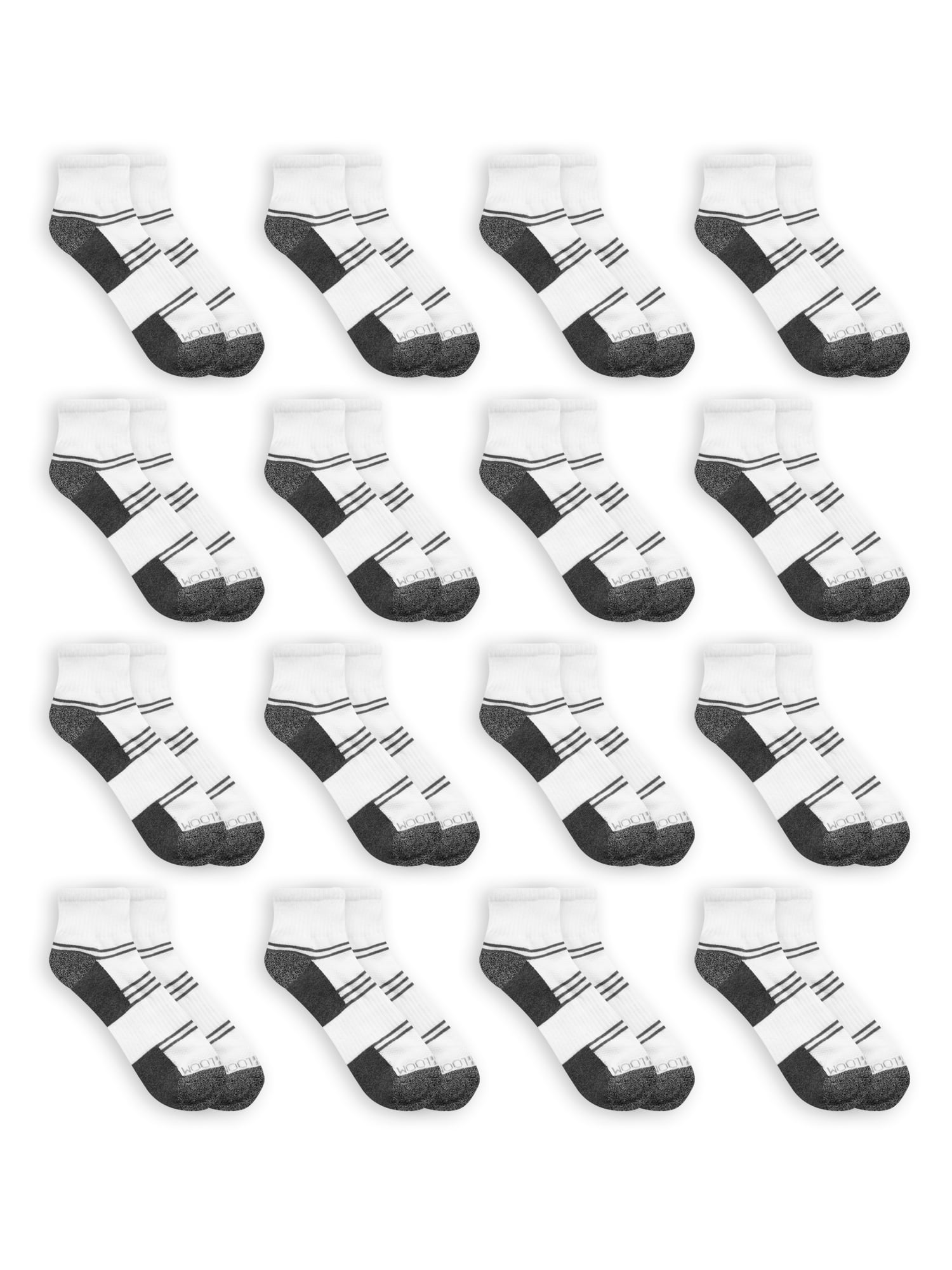 Fruit of the Loom Men's Breathable Ankle Socks 16 Pack - Walmart.com