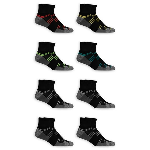 Fruit of the Loom Men's Breathable Ankle Socks 8 Pack