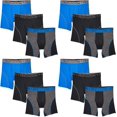thumbnail image 1 of Fruit of the Loom Men's Breathable Boxer Briefs 12-Pack Performance Stretch Micro-Mesh Tri-Cool Support Pouch, 1 of 3
