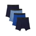 thumbnail image 1 of Fruit of the Loom Men's Breathable Cotton Micro-Mesh Assorted Boxer Briefs, 3+1 Bonus Pack, 1 of 4