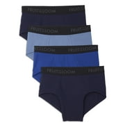 Fruit of the Loom Men's Breathable Cotton Micro-Mesh Assorted Briefs, 4 Pack