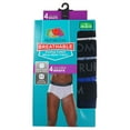 thumbnail image 1 of Fruit of the Loom Men's Breathable Cotton Micro-Mesh Assorted Briefs, 4 Pack, 1 of 7