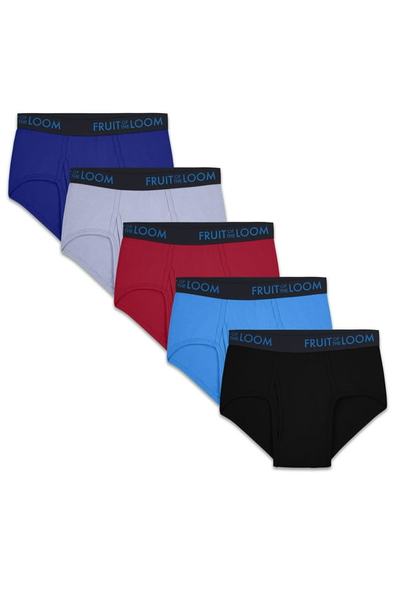 Men's Breathable Cotton Micro-Mesh Briefs, 5-Pack