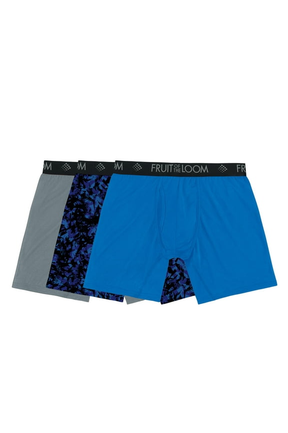 Men's Breathable Friction Guard Pouch Boxer Briefs, 3-Pack