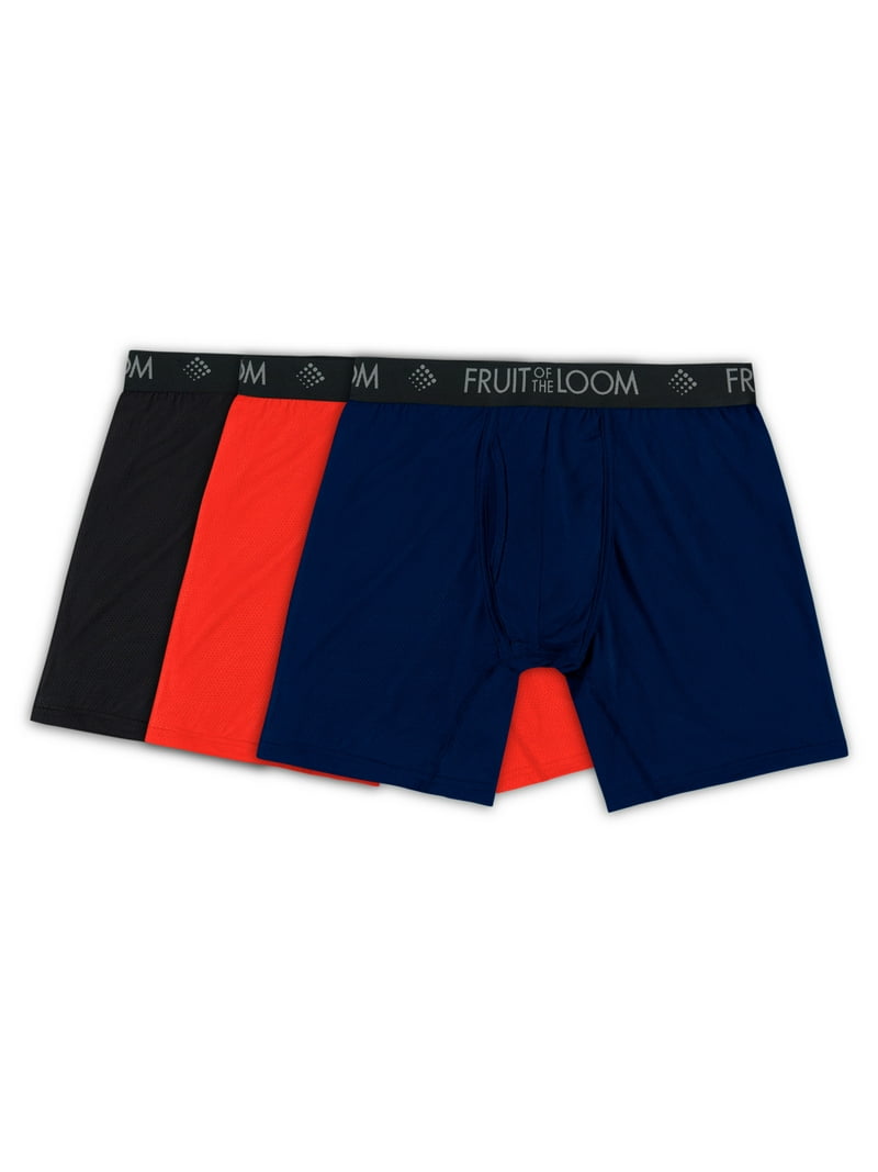 Fruit of the Loom Men's Breathable Micro-Mesh Boxer Briefs