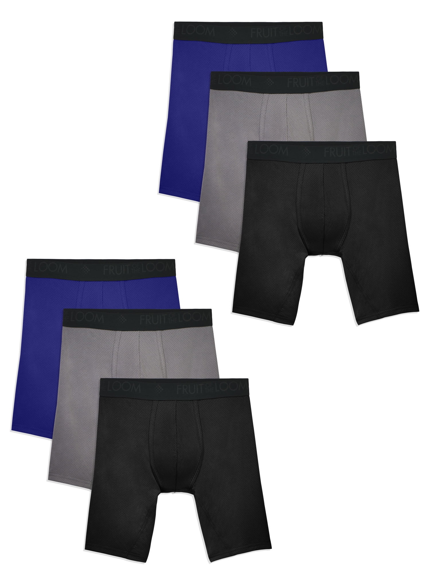 Fruit of the Loom Men's Breathable Lightweight MicroMesh Long Leg