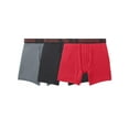 thumbnail image 1 of Fruit of the Loom Men's Breathable Micro-Mesh Boxer Briefs, 3-Pack, 1 of 10